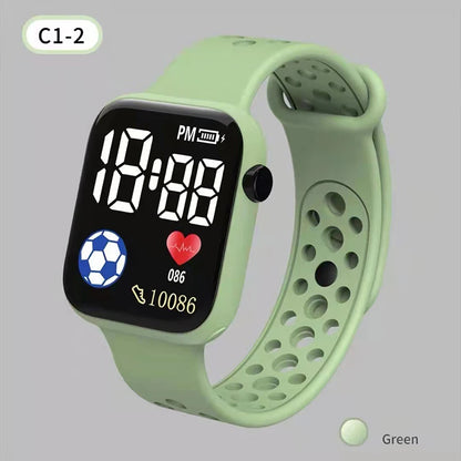 2025 LED Digital Watch For Kids Boys/Girls Sports Waterproof Silicone Digital Casual Children's Electronics