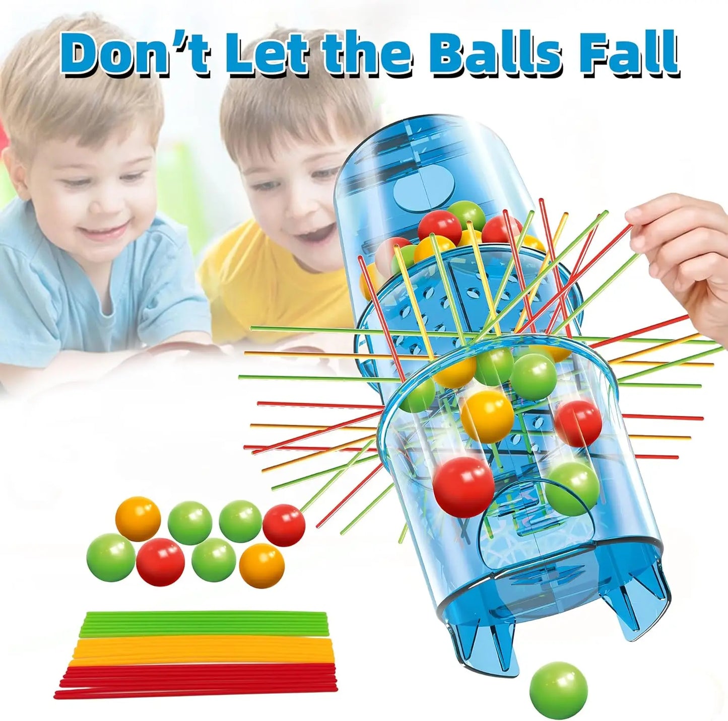 Don’t Let the Ball Fall – Family Strategy Board Game Fun Skill Game for Kids & Adults