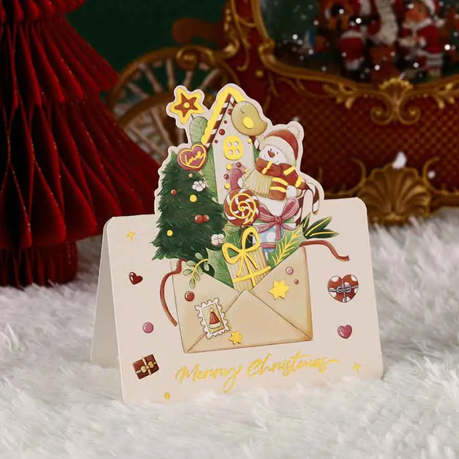 30Pcs Assorted 3D Pop Up Christmas Cards Bulk Set | Holiday Greeting