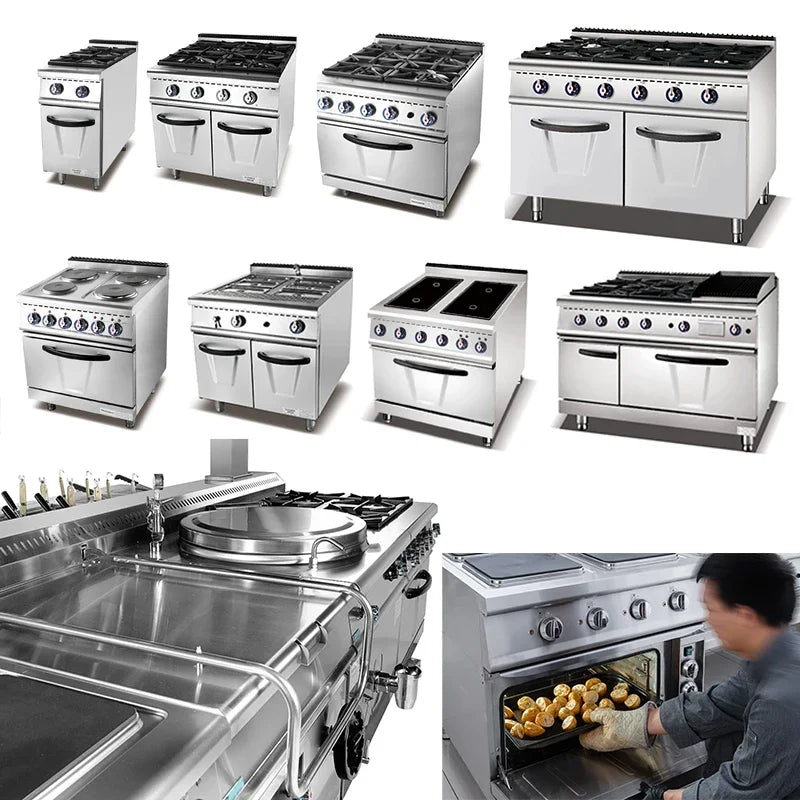 High Capacity Electric & Gas Chicken Rotisserie Machine Oven Fryer Customizable