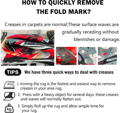 Modern Gaming Arcade Design Non-Slip Area Rug Rectangle Washable Home Carpet