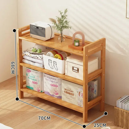 Kitchen Shelf Rack Floor Standing Multi-Layer