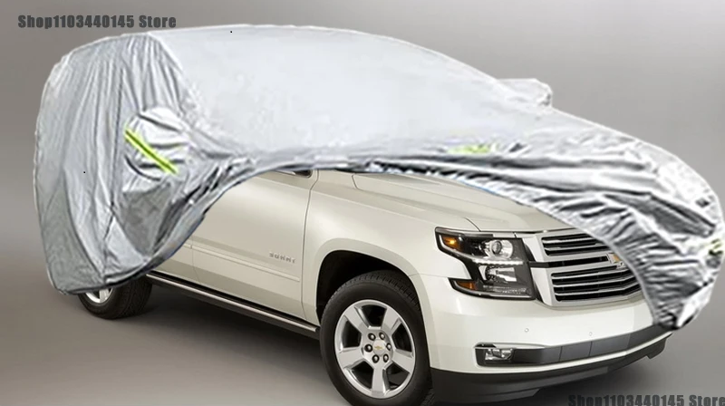 Full Vehicle Car Cover Dacron – Universal Fit, UV & Sun Protection, Heat Insulation, Scratch & Environmental Protection