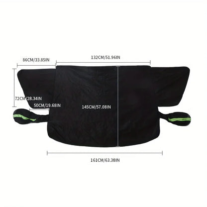 Car Windshield Snow Cover Waterproof Sunshade Frost Protector 304x145cm