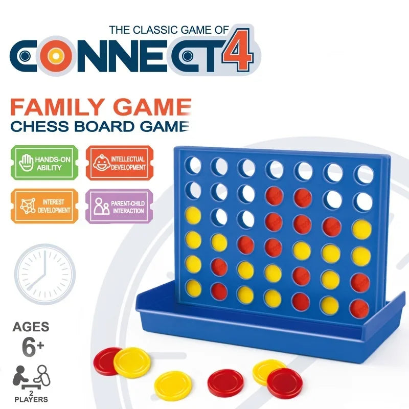 Classic Connect 4 – 4‑in-a-Row Strategy Board Game for Kids and Teens