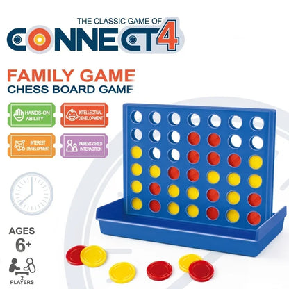 Classic Connect 4 – 4‑in-a-Row Strategy Board Game for Kids and Teens