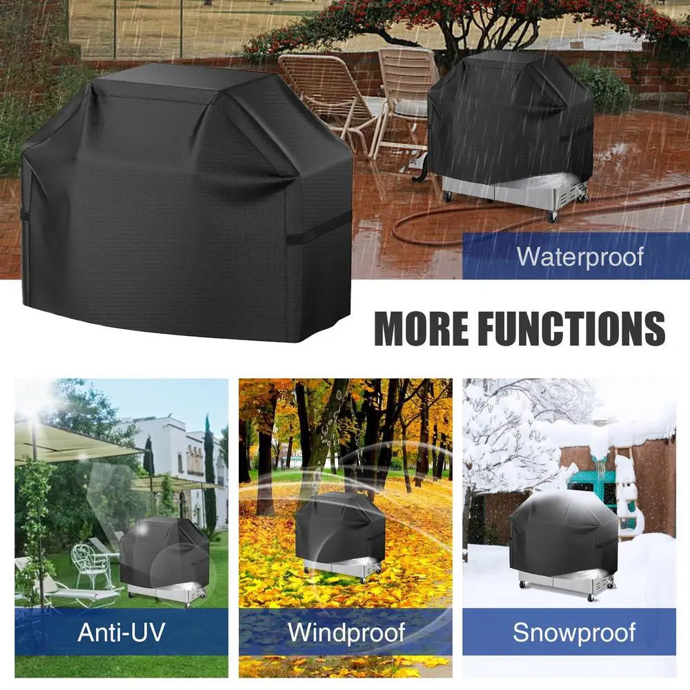 Outdoor Grill Cover Waterproof Heavy Duty BBQ Cover Weather Resistant UV Large