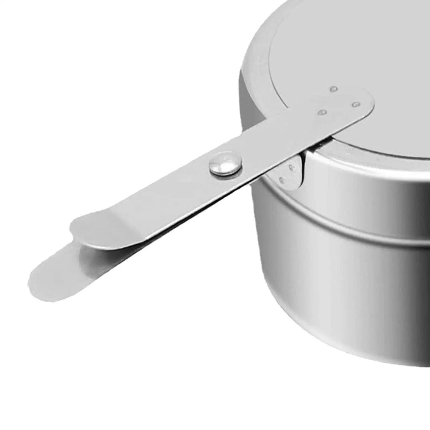 2-Piece Stainless Steel Chafing Fuel Holders with Cover – Buffet Warmer Fuel Canister Set