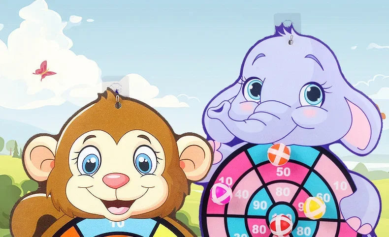 Montessori Sticky Ball & Target Throw Sports Toy – Educational Outdoor & Indoor Game for Kids Ages 3+