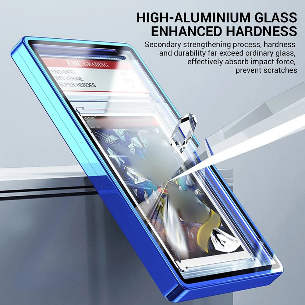 Aluminum Alloy Magnetic Display Case for BGS 35PT Graded Cards – UV & Scratch Resistant Collector Box