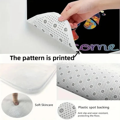 Modern Gaming Arcade Design Non-Slip Area Rug Rectangle Washable Home Carpet