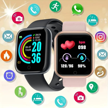 Sports Smartwatch for Women & Men – Fitness Tracker, Steps, Sleep, Alarm
