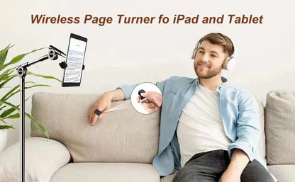 Bluetooth Scrolling Ring Remote – Magnetic Page‑Turner for TikTok, Reading & Video (iOS / Android)