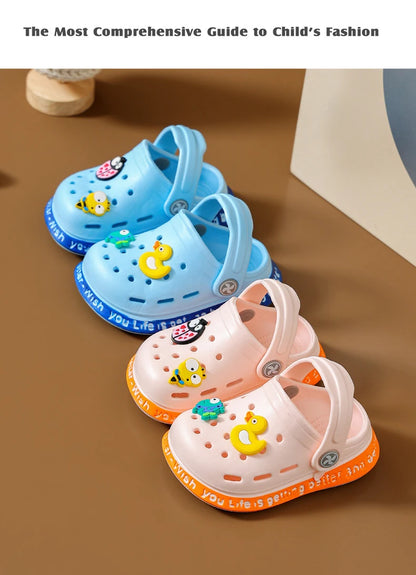 Cute Children's Soft Soled Anti-Slip Flip Flops for Indoor/Outdoor