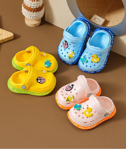 Cute Children's Soft Soled Anti-Slip Flip Flops for Indoor/Outdoor