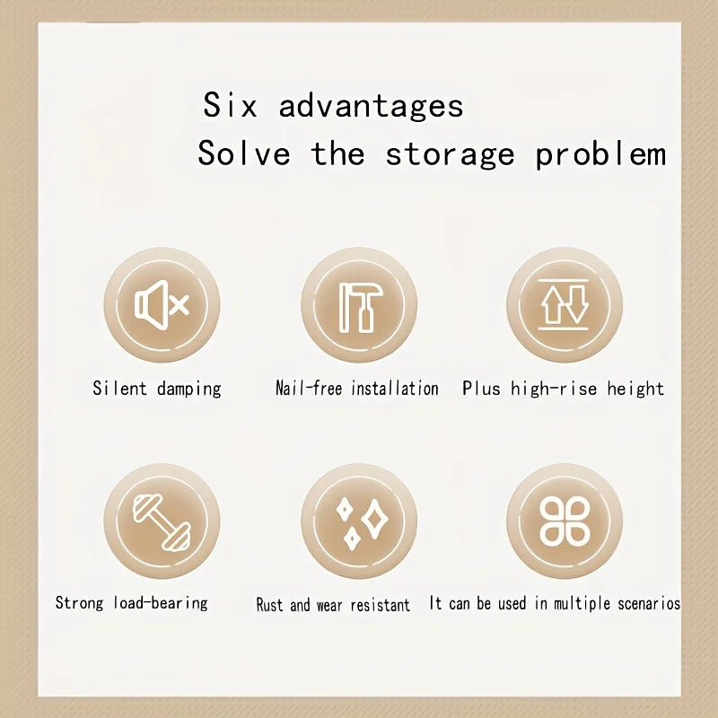 Adjustable Pull-Out Shelf Space-Saving Cabinet for Kitchen Under Sink Storage