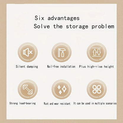 Adjustable Pull-Out Shelf Space-Saving Cabinet for Kitchen Under Sink Storage