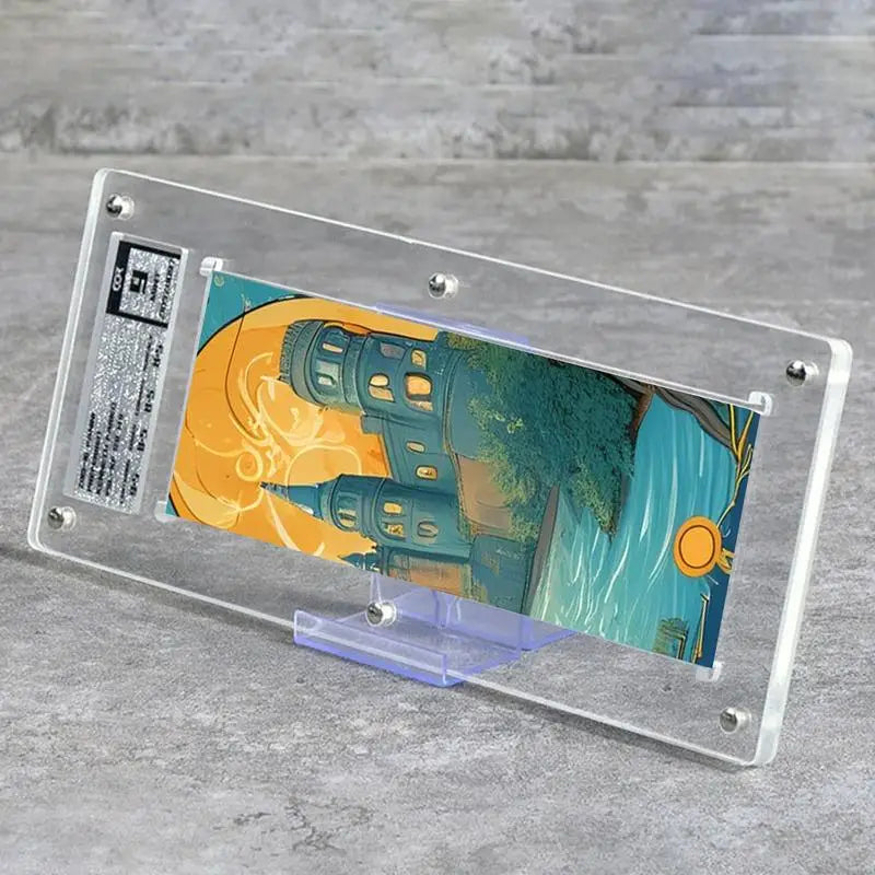 Comics Book Display Frame – Wall-Mounted Transparent Holder for Cards & Books