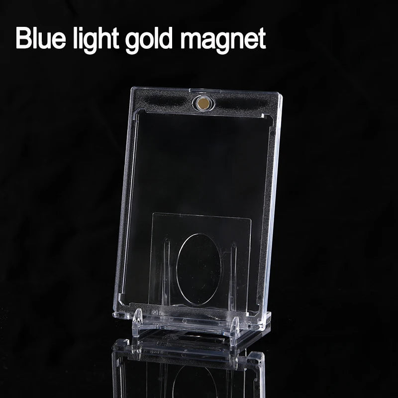 35PT Magnetic Clear Card Holder Protective Display Case – For Idol Photos, Sports Cards, Trading Cards & Collectibles