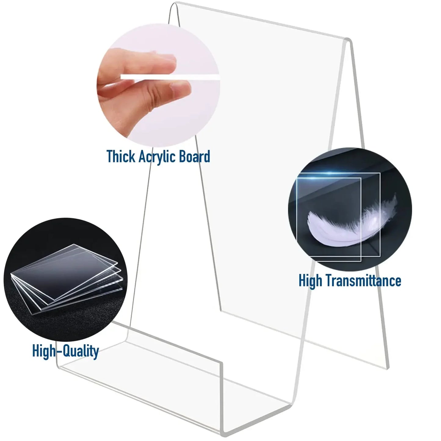 Comic Book Display Stand – Acrylic Holder, Clear Book & Magazine Frame