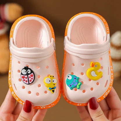 Cute Children's Soft Soled Anti-Slip Flip Flops for Indoor/Outdoor