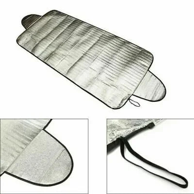 Car Windshield Snow Cover Portable – Waterproof Anti-Frost Anti-Hail Sunshade, Double-Sided Aluminum
