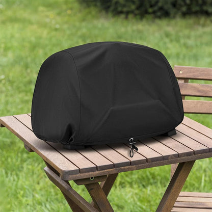 Backyard Woodfire Grill Cover Black – Weather-Resistant BBQ Protection Durable Oxford Fabric