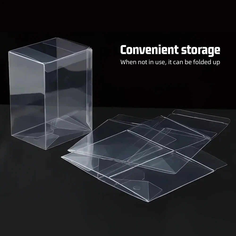 Clear 4″ Funko Pop Protector – Hard PET Plastic Display Case for Trading / Funko Figures