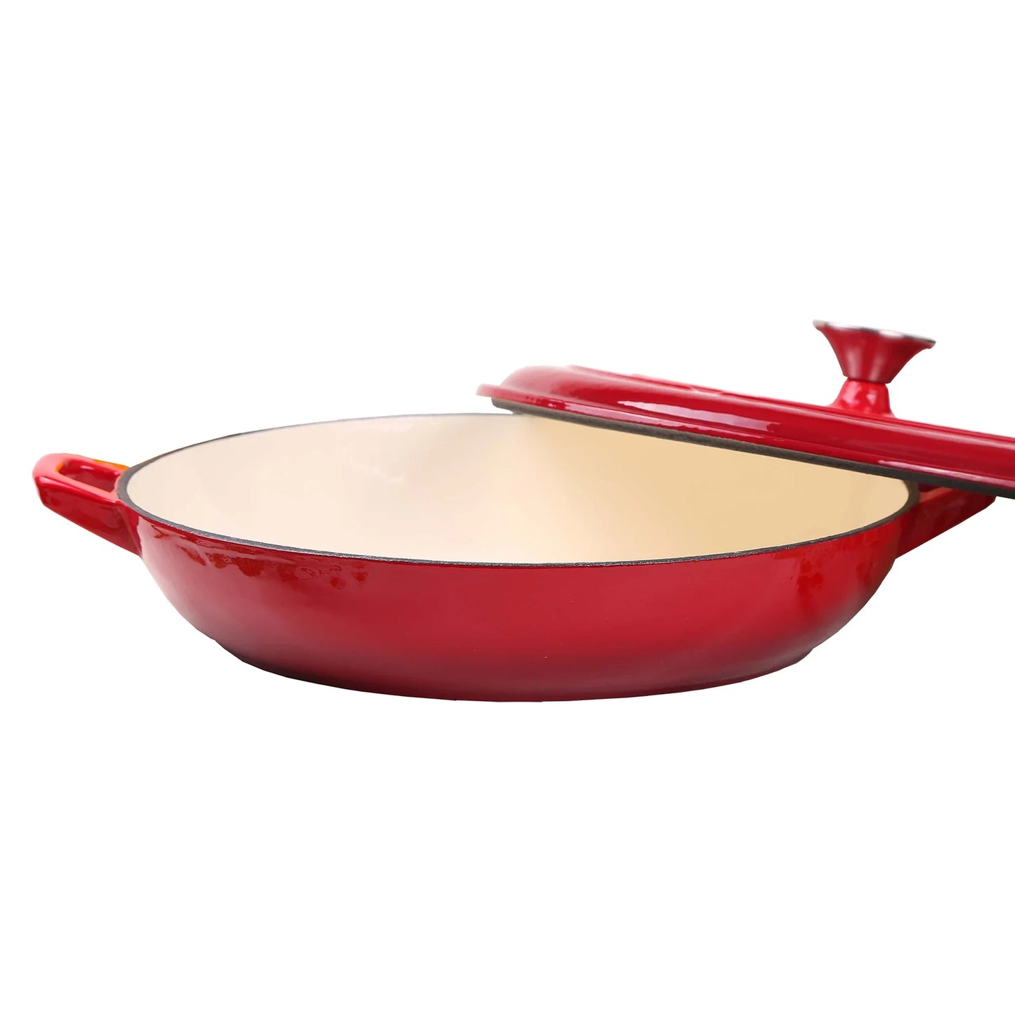 Non-Stick Cast Iron Casserole Pan and Dutch Oven Enamel Cookware Set Customizable