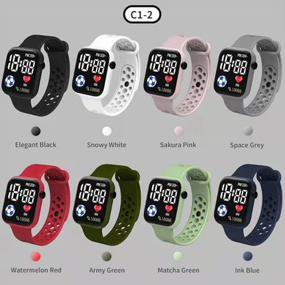 2025 LED Digital Watch For Kids Boys/Girls Sports Waterproof Silicone Digital Casual Children's Electronics
