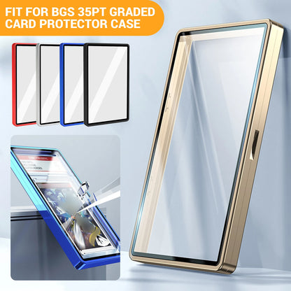 Aluminum Alloy Magnetic Display Case for BGS 35PT Graded Cards – UV & Scratch Resistant Collector Box