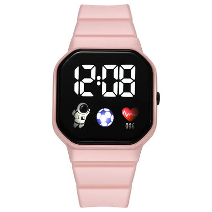 2025 LED Digital Watch For Kids Boys/Girls Sports Waterproof Silicone Digital Casual Children's Electronics