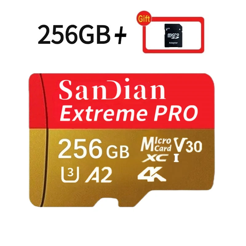 SanDian Ultra MicroSD Card – High-Speed V10 Memory Card 2TB/1TB/512GB/256GB