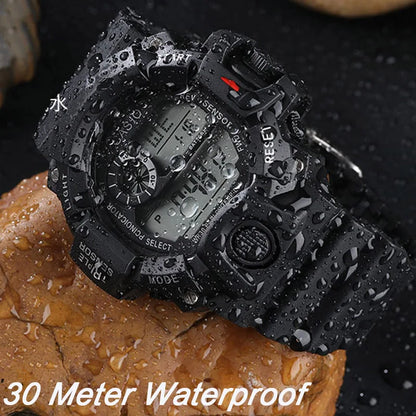 Men's/Miltary Sports Electronic Waterproof Digital Wristwatch
