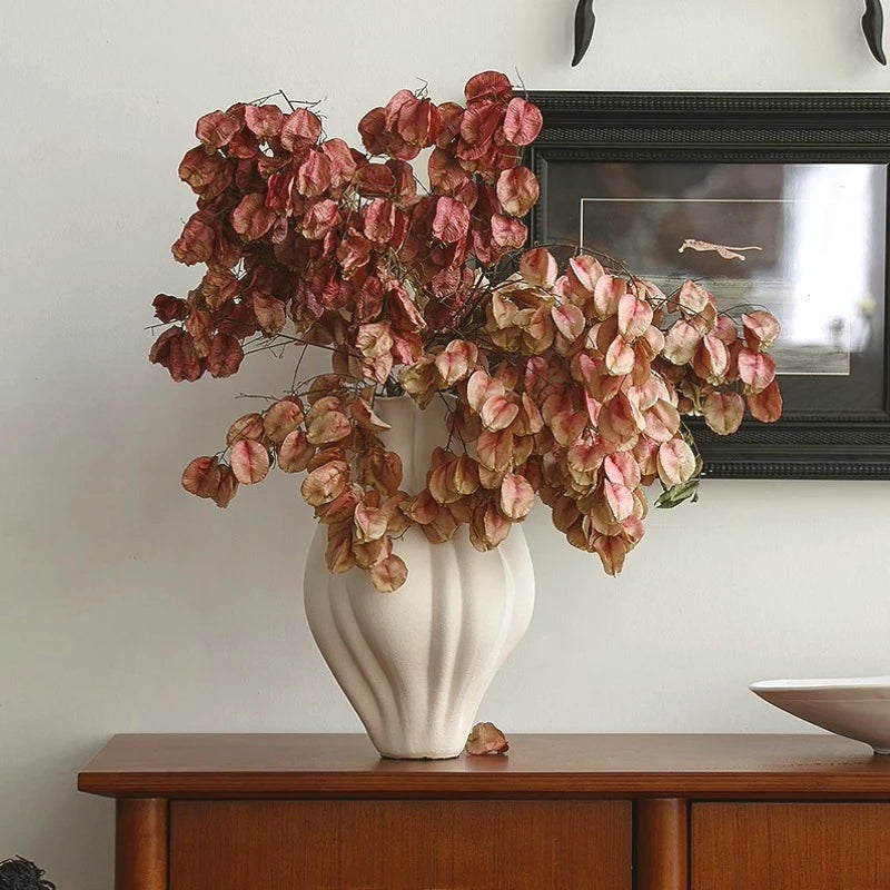 Modern Ceramic Tabletop Vase – Light Luxury Decorative Flower Vase