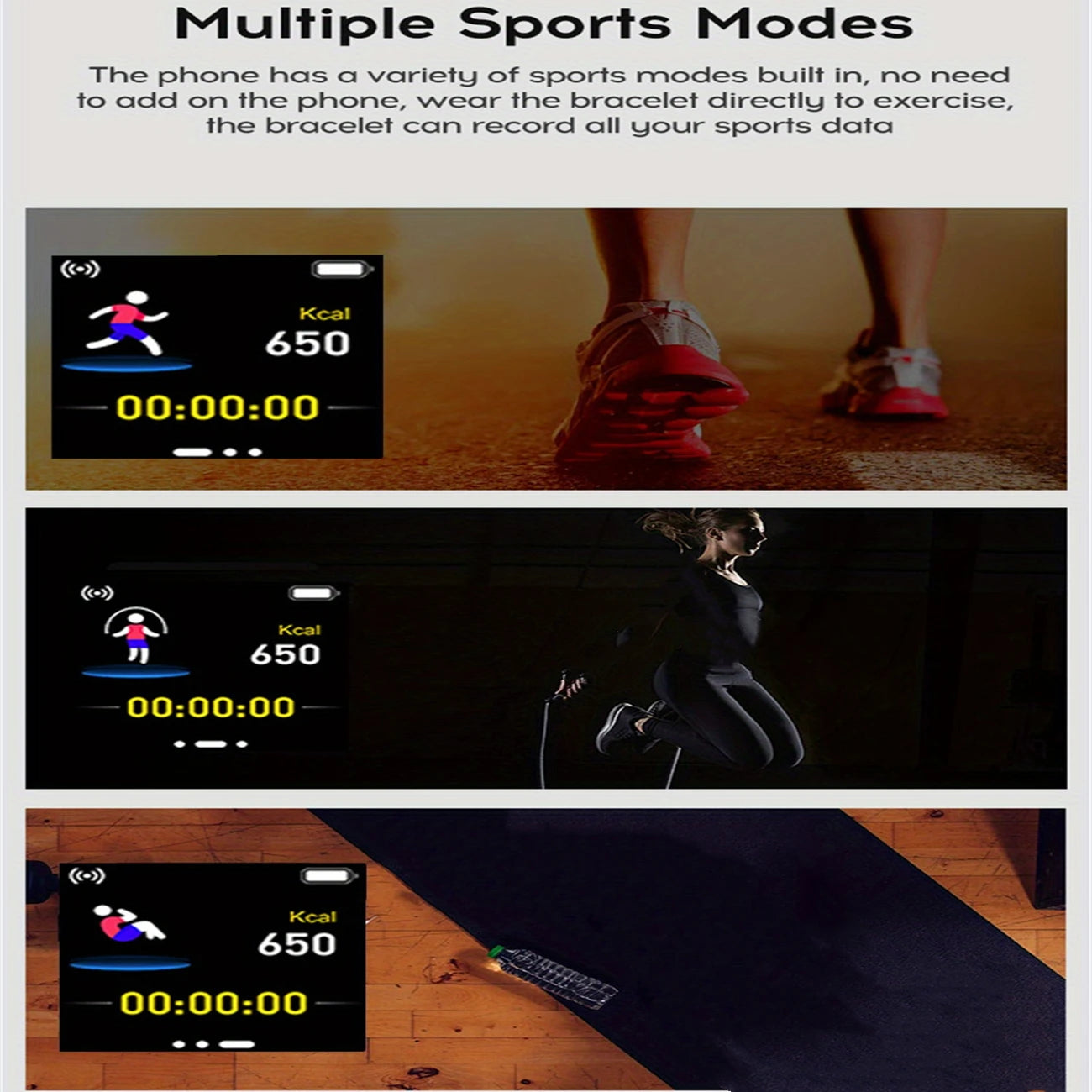 Sports Smartwatch for Women & Men – Fitness Tracker, Steps, Sleep, Alarm