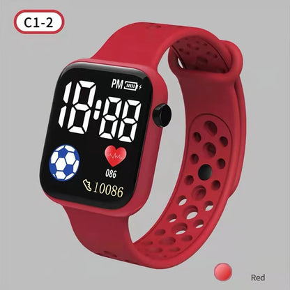 2025 LED Digital Watch For Kids Boys/Girls Sports Waterproof Silicone Digital Casual Children's Electronics