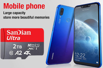 SanDian Ultra MicroSD Card – High-Speed V10 Memory Card 2TB/1TB/512GB/256GB