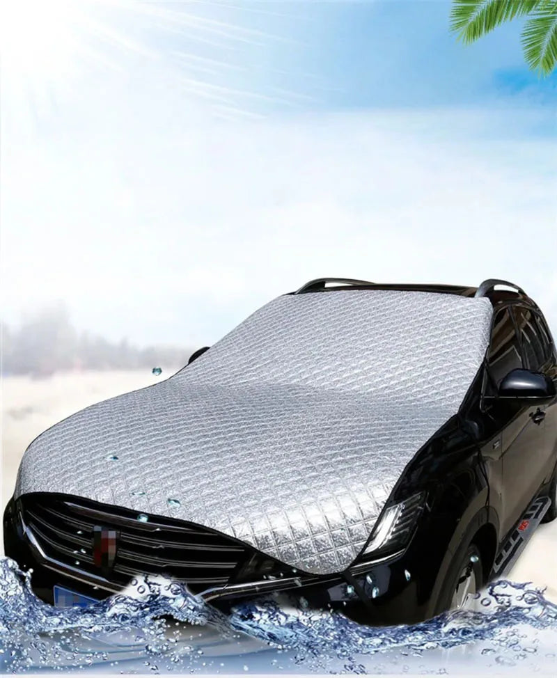 Universal Car Cover – Sun, Snow & Rain Protection, Dustproof, Waterproof Exterior Cover for Sedan & SUV