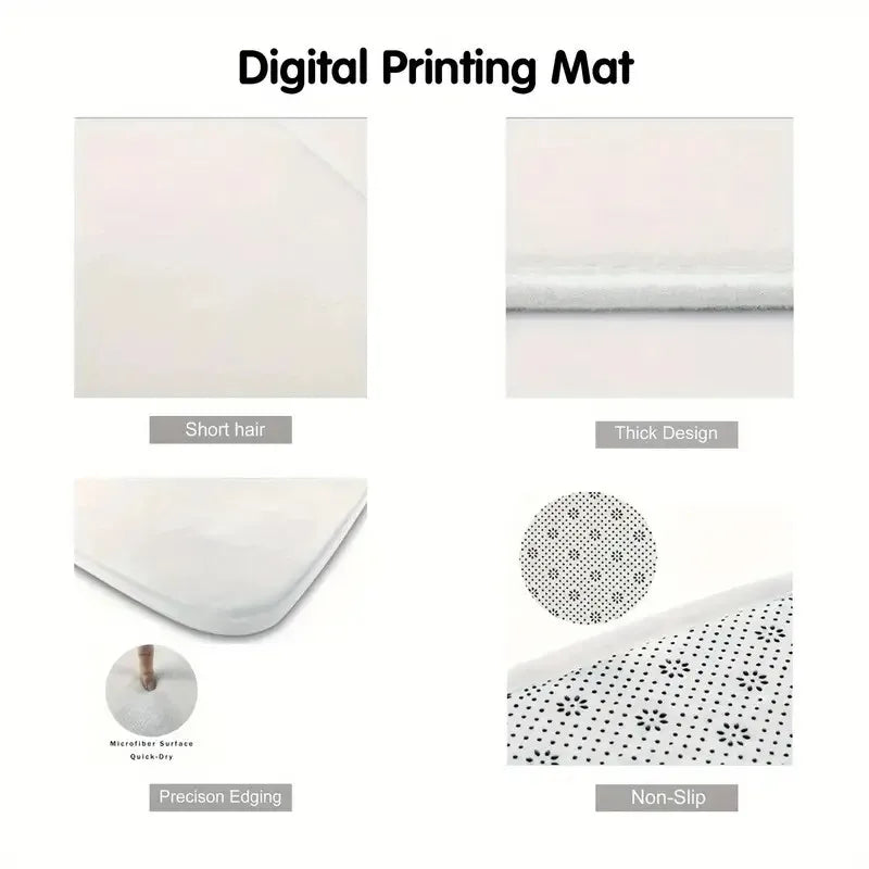 Modern Gaming Arcade Design Non-Slip Area Rug Rectangle Washable Home Carpet