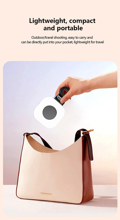 Portable Beauty Fill Light Pocket LED Selfie Light with Clip for Live Streaming & Photos