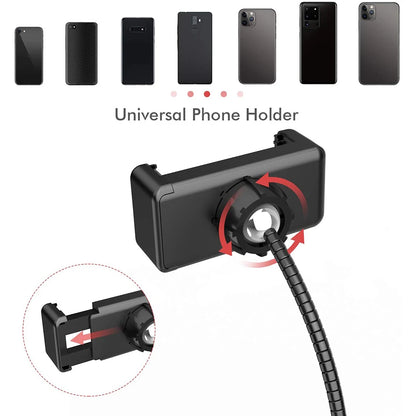 Adjustable LED Ring Light for Photography & Streaming | USB, 3 Sizes, 3 Light Modes