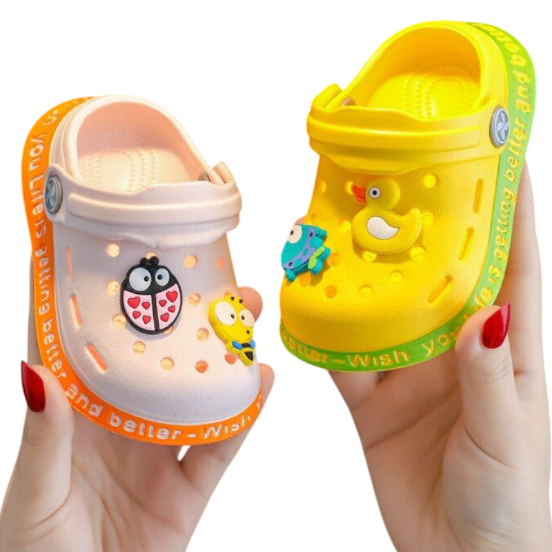 Cute Children's Soft Soled Anti-Slip Flip Flops for Indoor/Outdoor