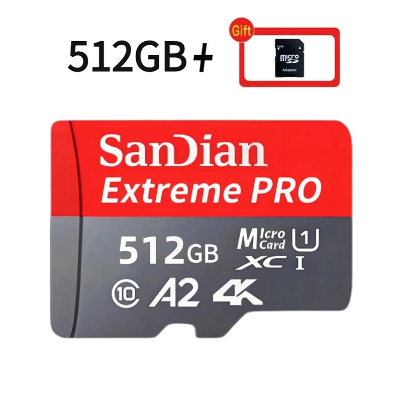 SanDian Ultra MicroSD Card – High-Speed V10 Memory Card 2TB/1TB/512GB/256GB