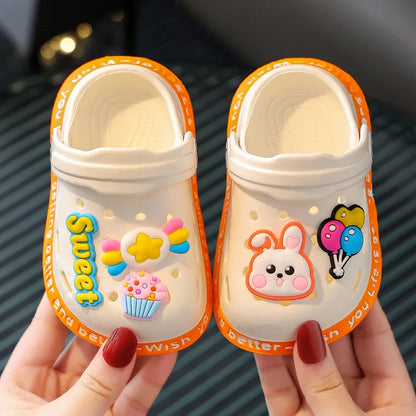 Cute Children's Soft Soled Anti-Slip Flip Flops for Indoor/Outdoor