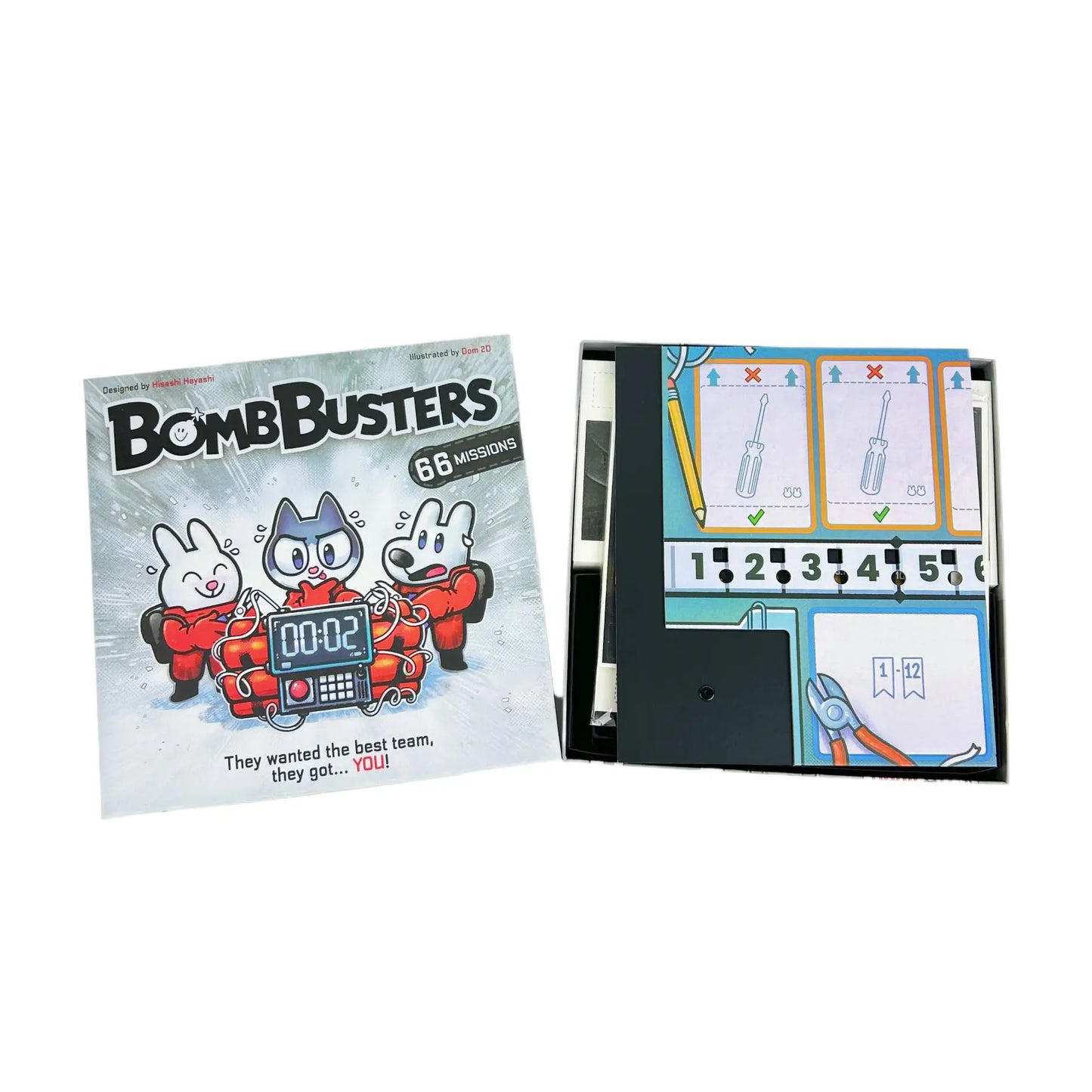 Bomb Busters – Cooperative Deduction Board Game 66 Missions
