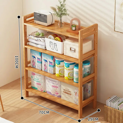Kitchen Shelf Rack Floor Standing Multi-Layer