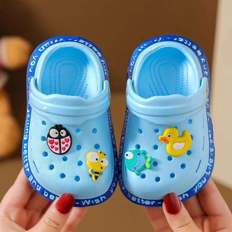 Cute Children's Soft Soled Anti-Slip Flip Flops for Indoor/Outdoor