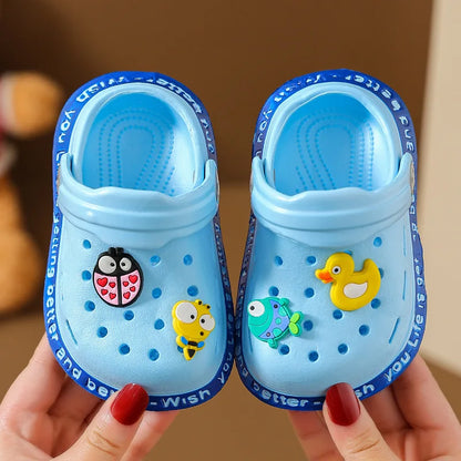 Cute Children's Soft Soled Anti-Slip Flip Flops for Indoor/Outdoor