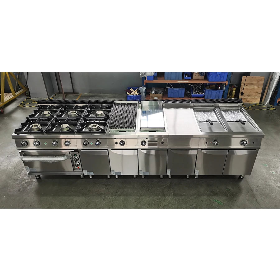 High Capacity Electric & Gas Chicken Rotisserie Machine Oven Fryer Customizable